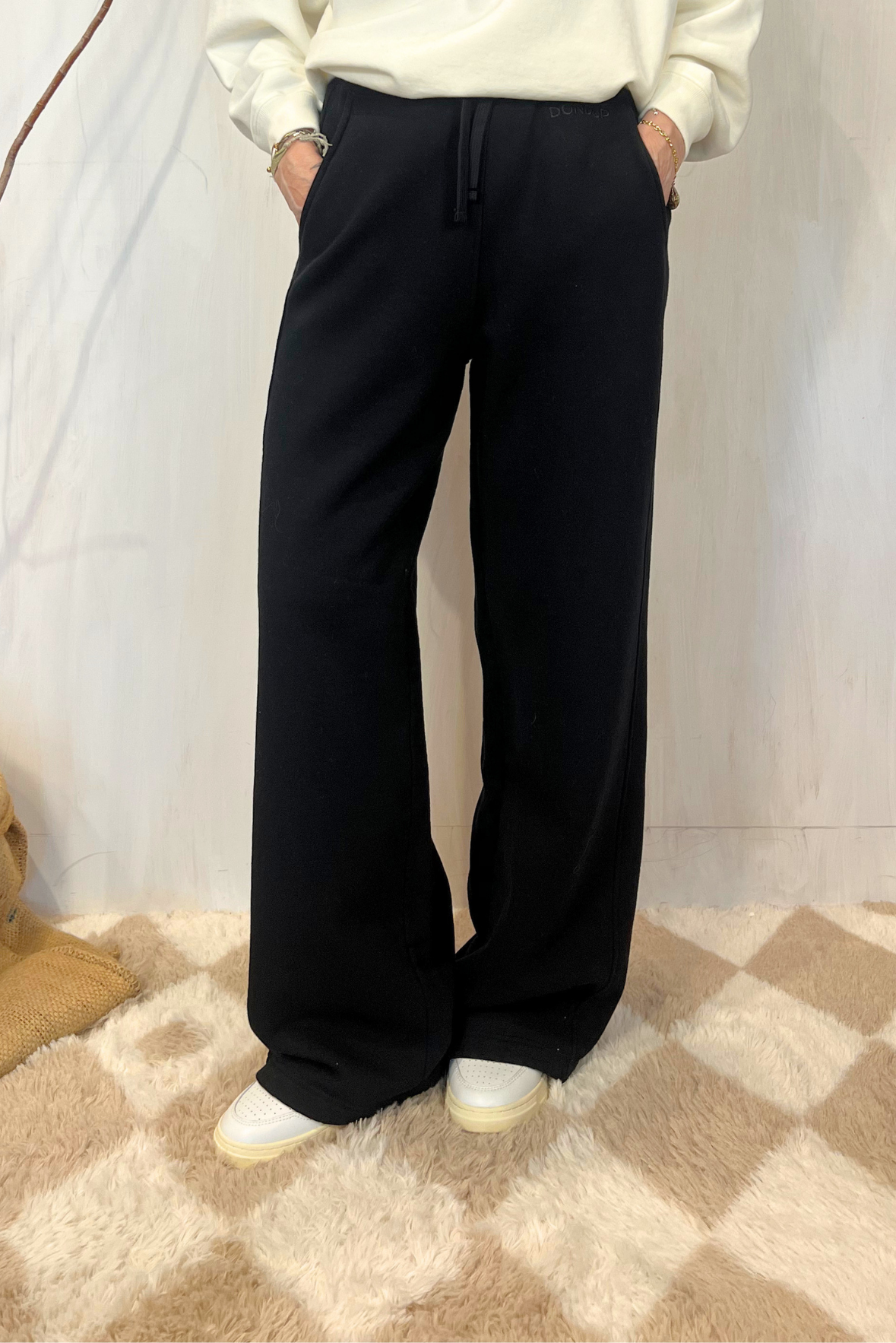 Pantalone a palazzo in felpa