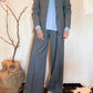 Blazer sfiancato misto lana