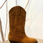 Texano alto in pelle