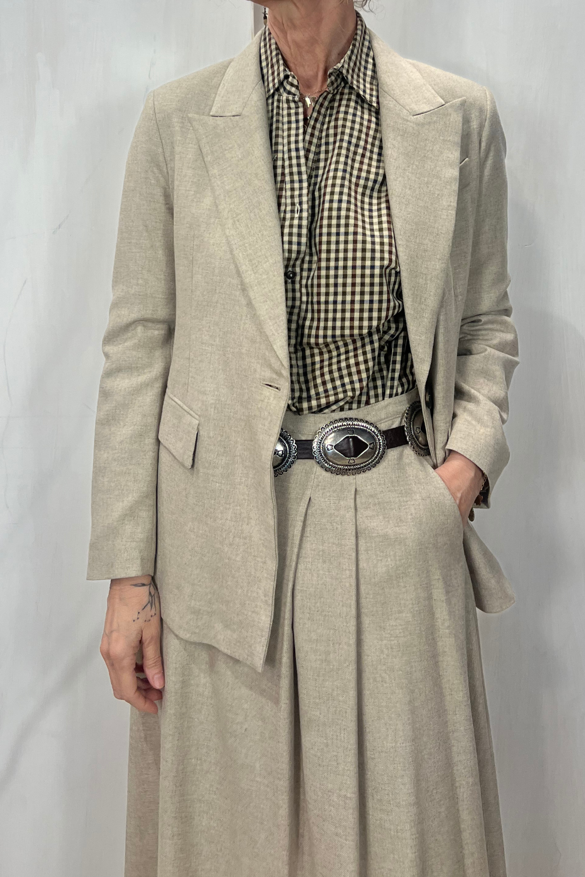 Blazer con cinturina