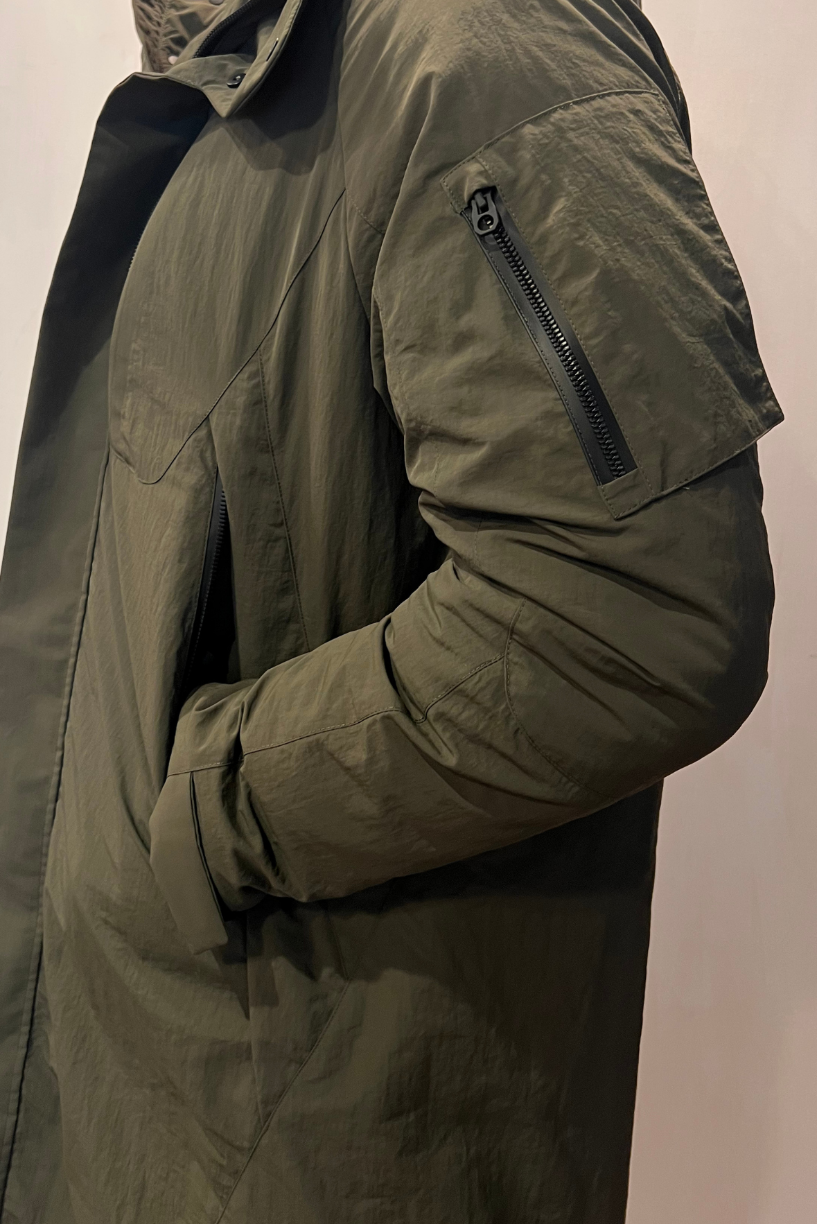 Parka lungo imbottito