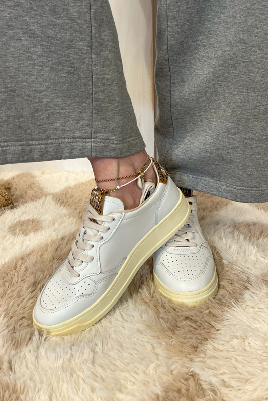 Sneakers Medalist dettagli leopardo