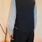 Gilet in cotone spinato
