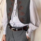 Gilet con ricami