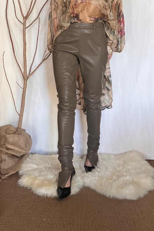 Leggings ecopelle