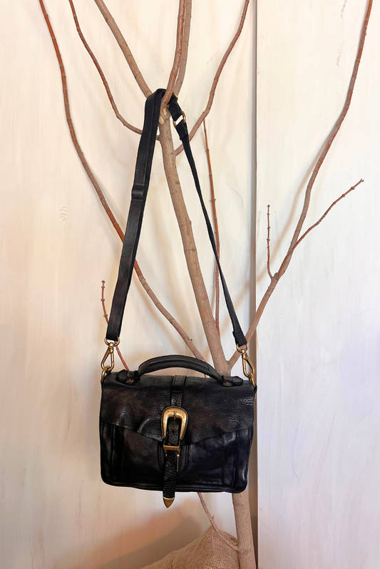 Borsa cartella in pelle