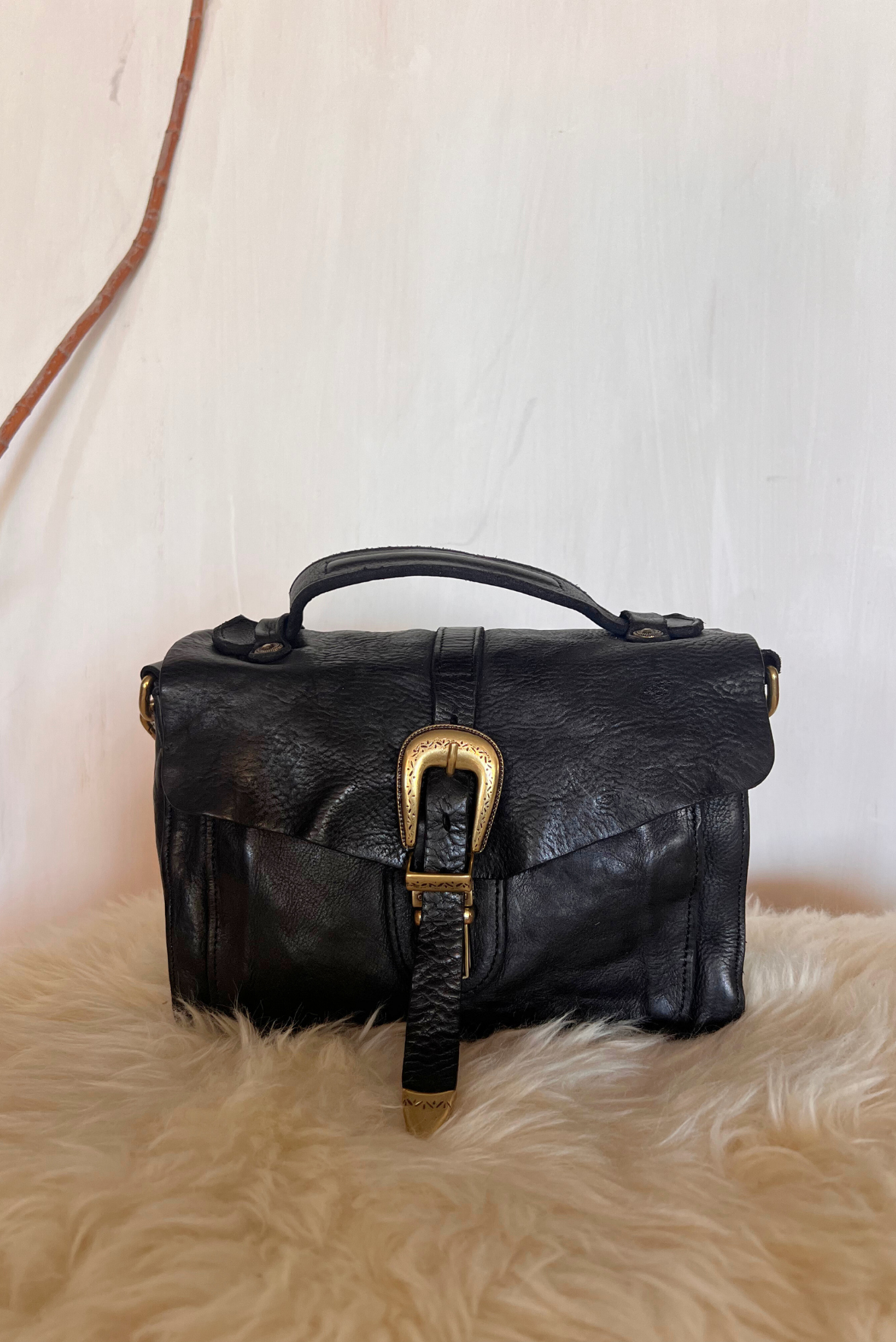 Borsa cartella in pelle