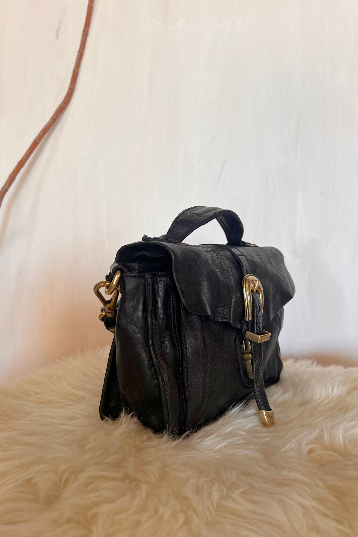 Borsa cartella in pelle