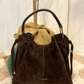 Borsa Era in pelle scamosciata