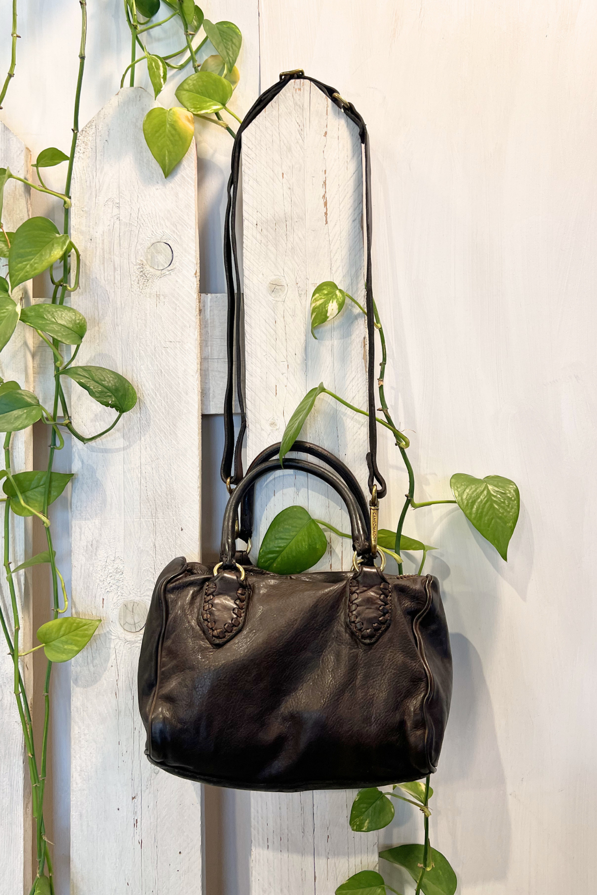 Bauletto in pelle