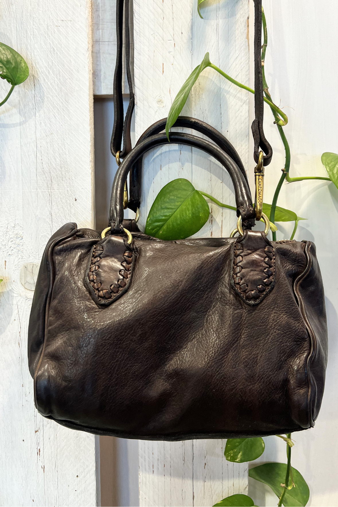 Bauletto in pelle