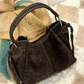 Borsa Era in pelle scamosciata