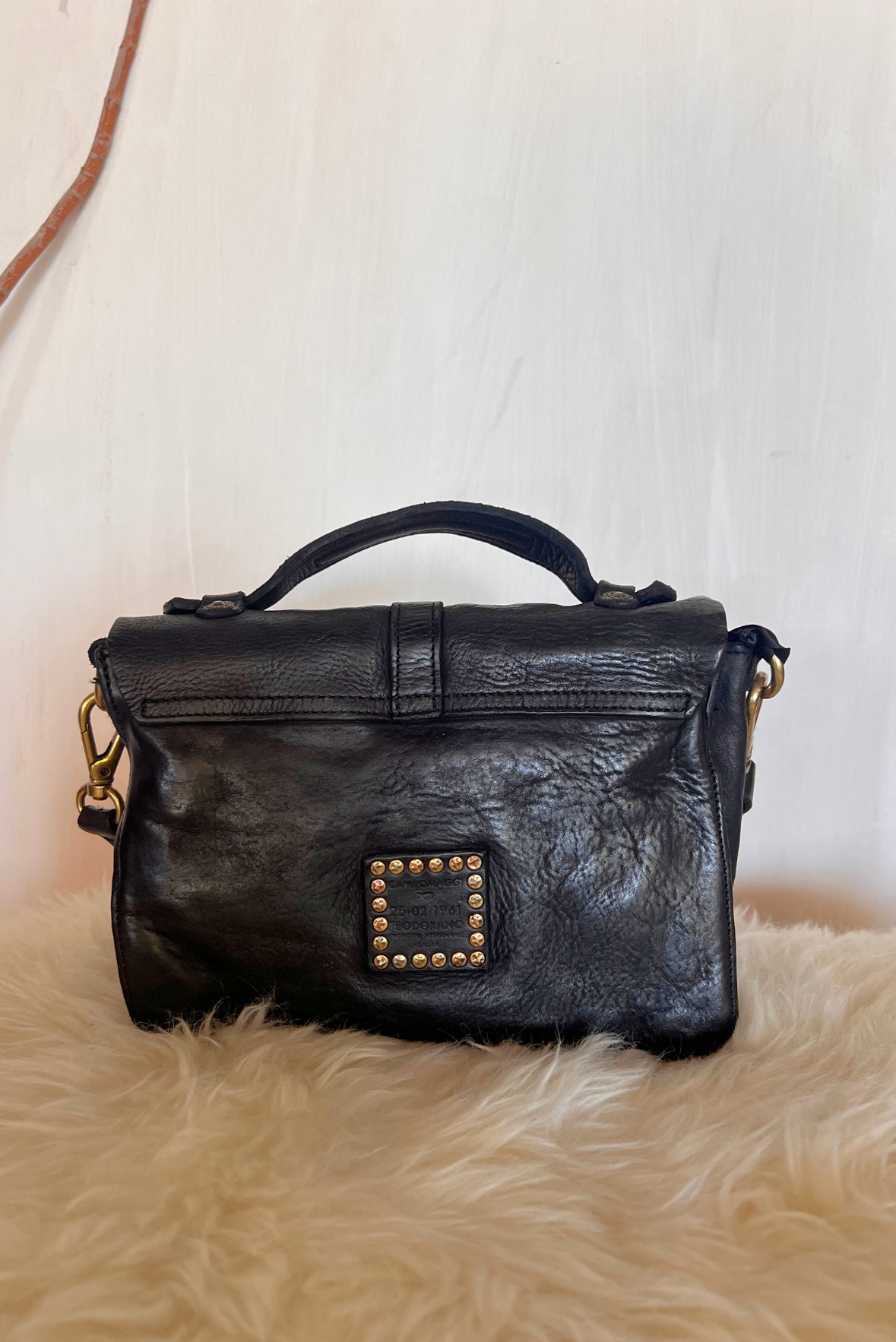 Borsa cartella in pelle