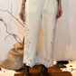 Jeans baloon con ricami