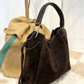 Borsa Era in pelle scamosciata