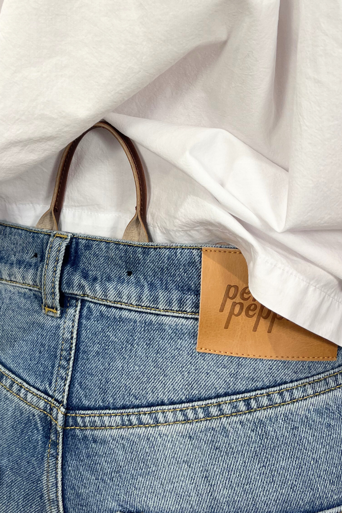 Jeans straight cimosato