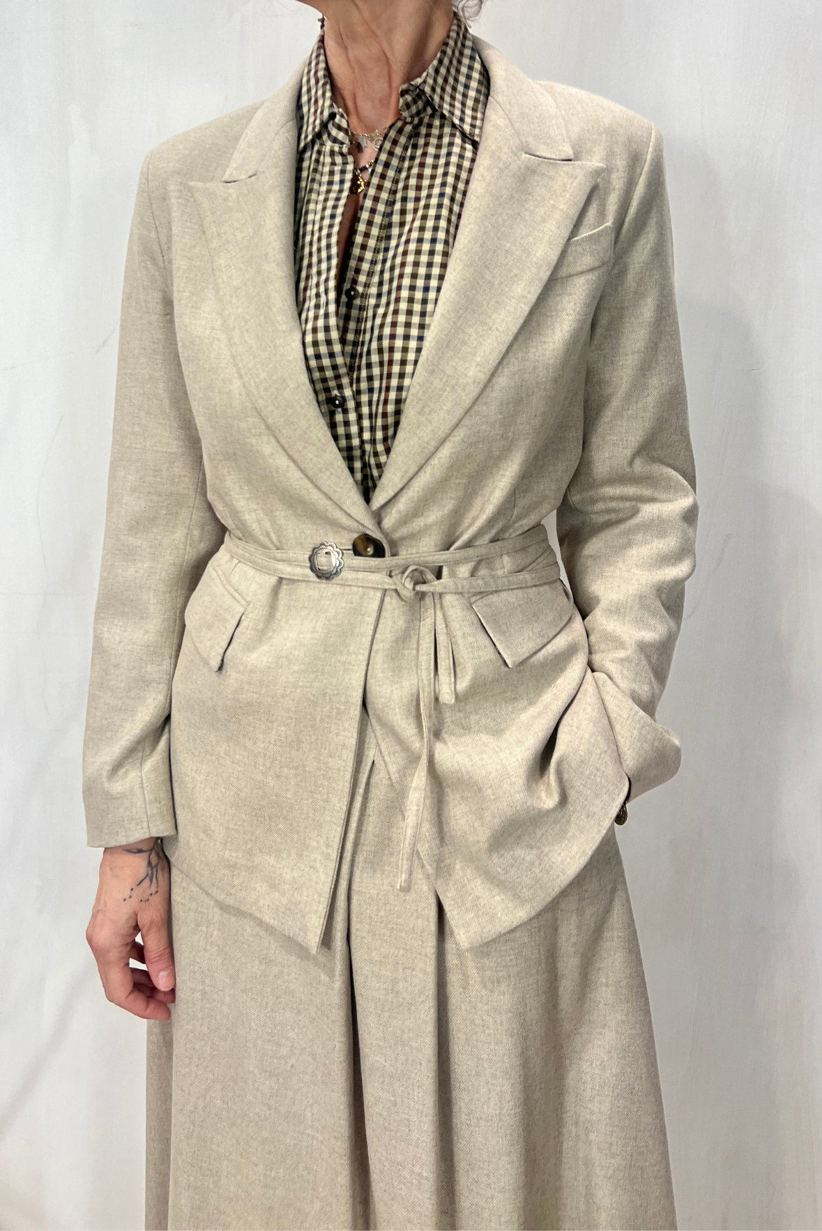 Blazer con cinturina