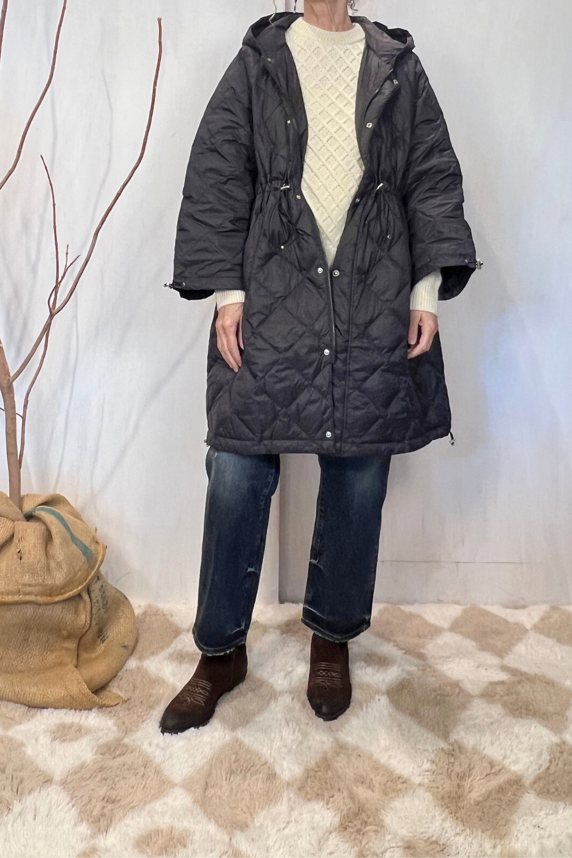 Parka over trapuntato