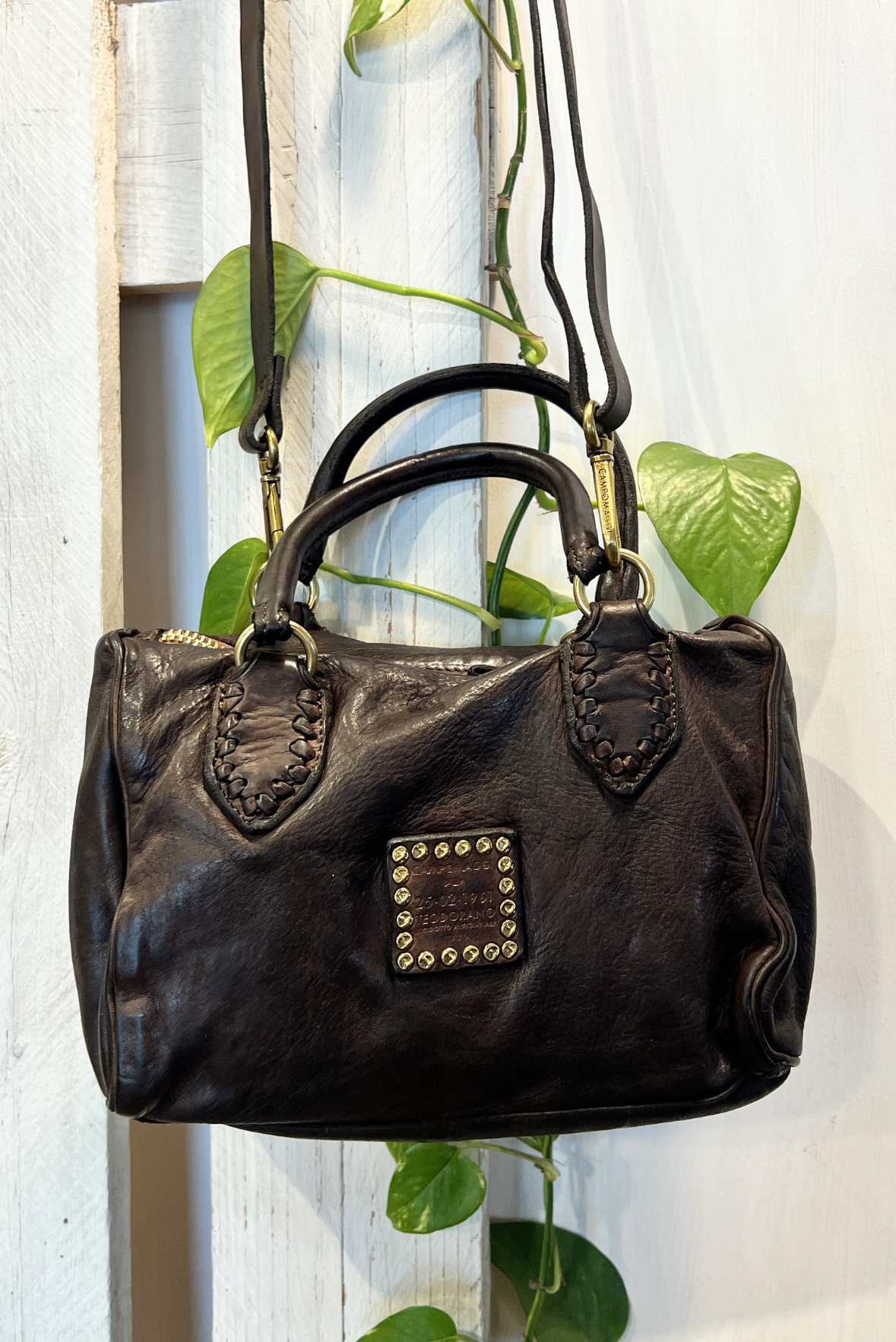 Bauletto in pelle