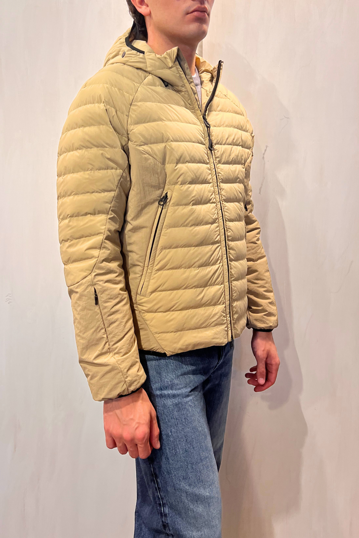 Piumino con cappuccio