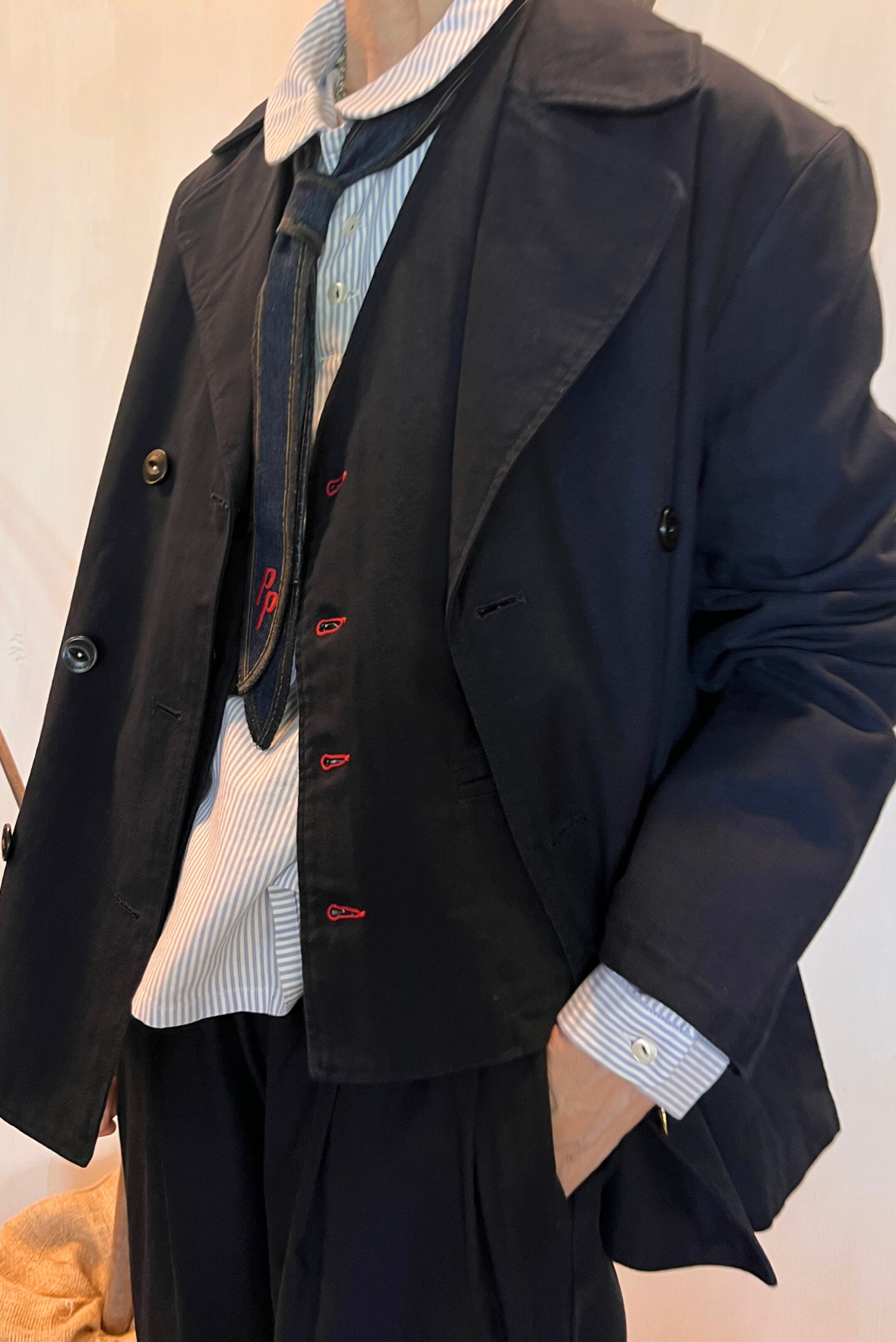 Peacoat spinato