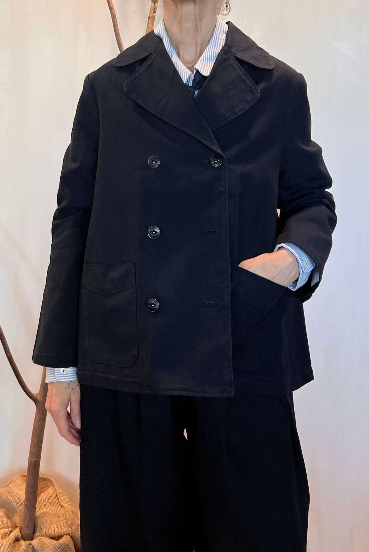 Peacoat spinato