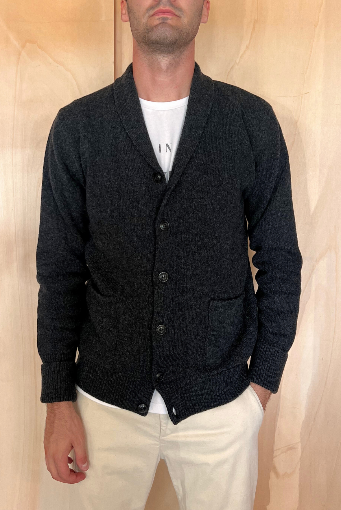 Cardigan sciallato