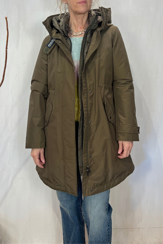 Parka 2 in 1 con cappuccio