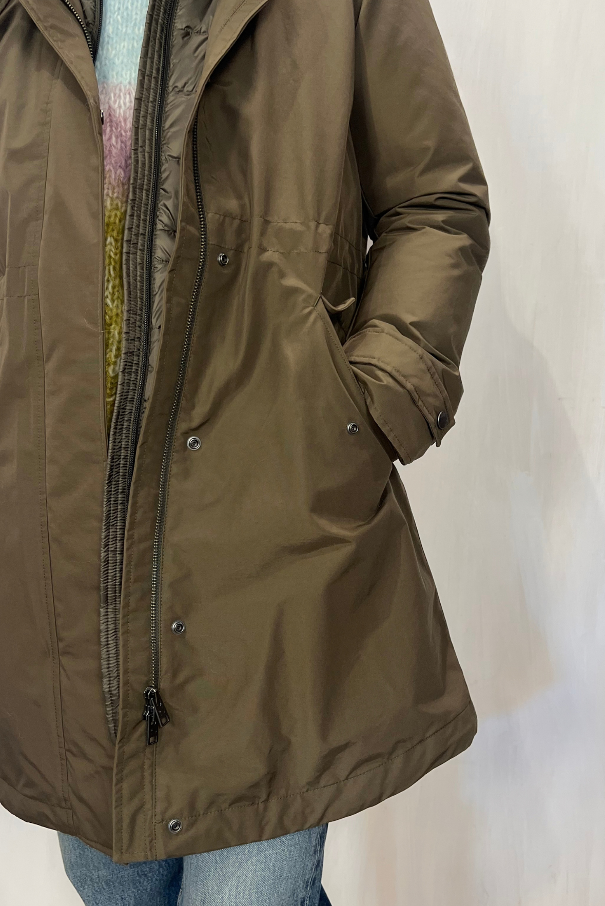 Parka 2 in 1 con cappuccio