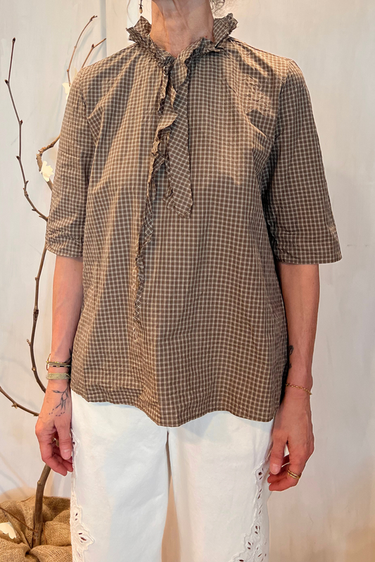 Blusa con rouches