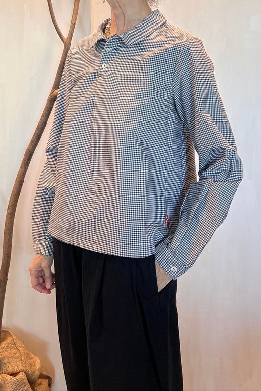 Blusa a quadretti