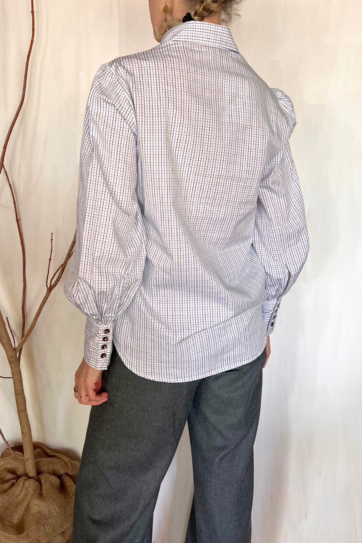 Camicia manica a palloncino