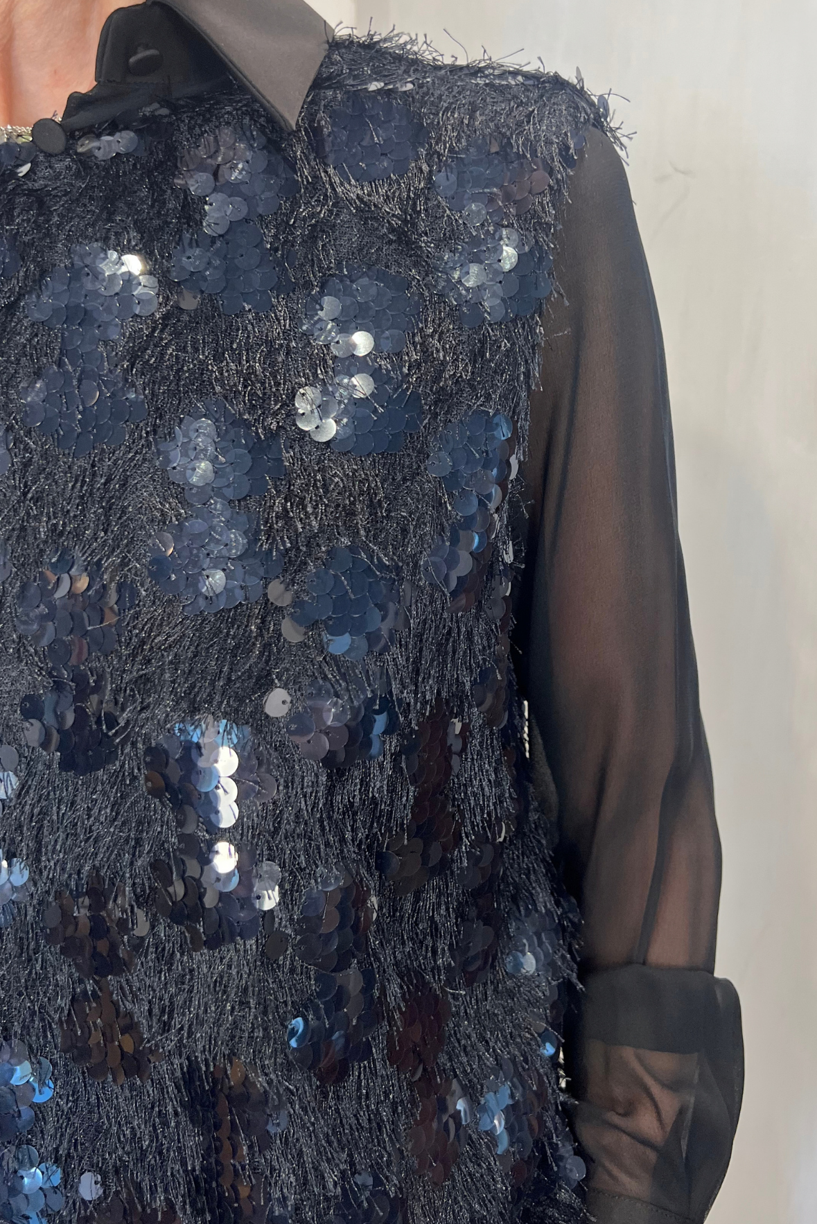 Top con paillettes