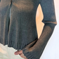 Cardigan a costine