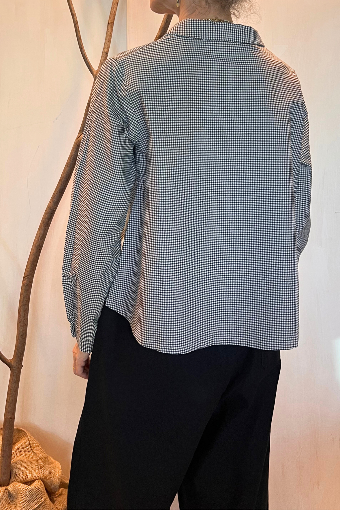 Blusa a quadretti