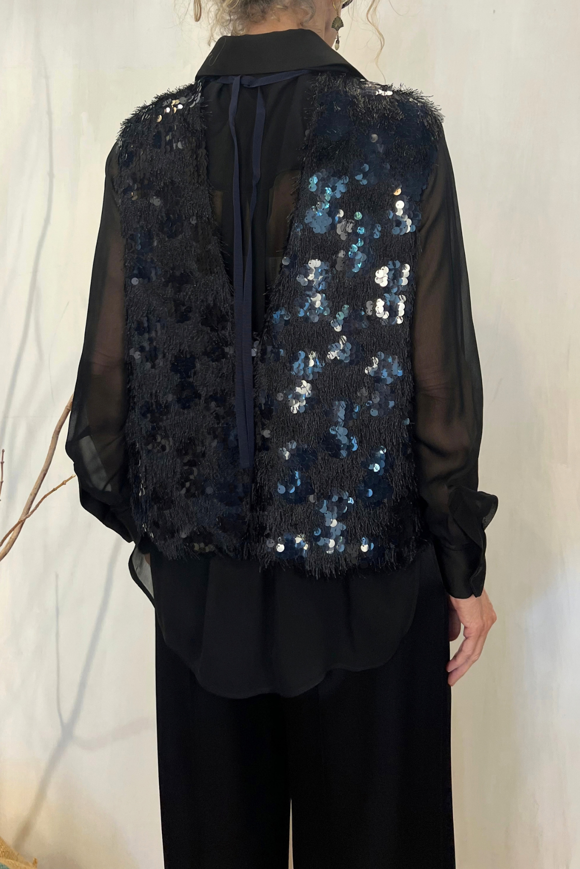 Top con paillettes
