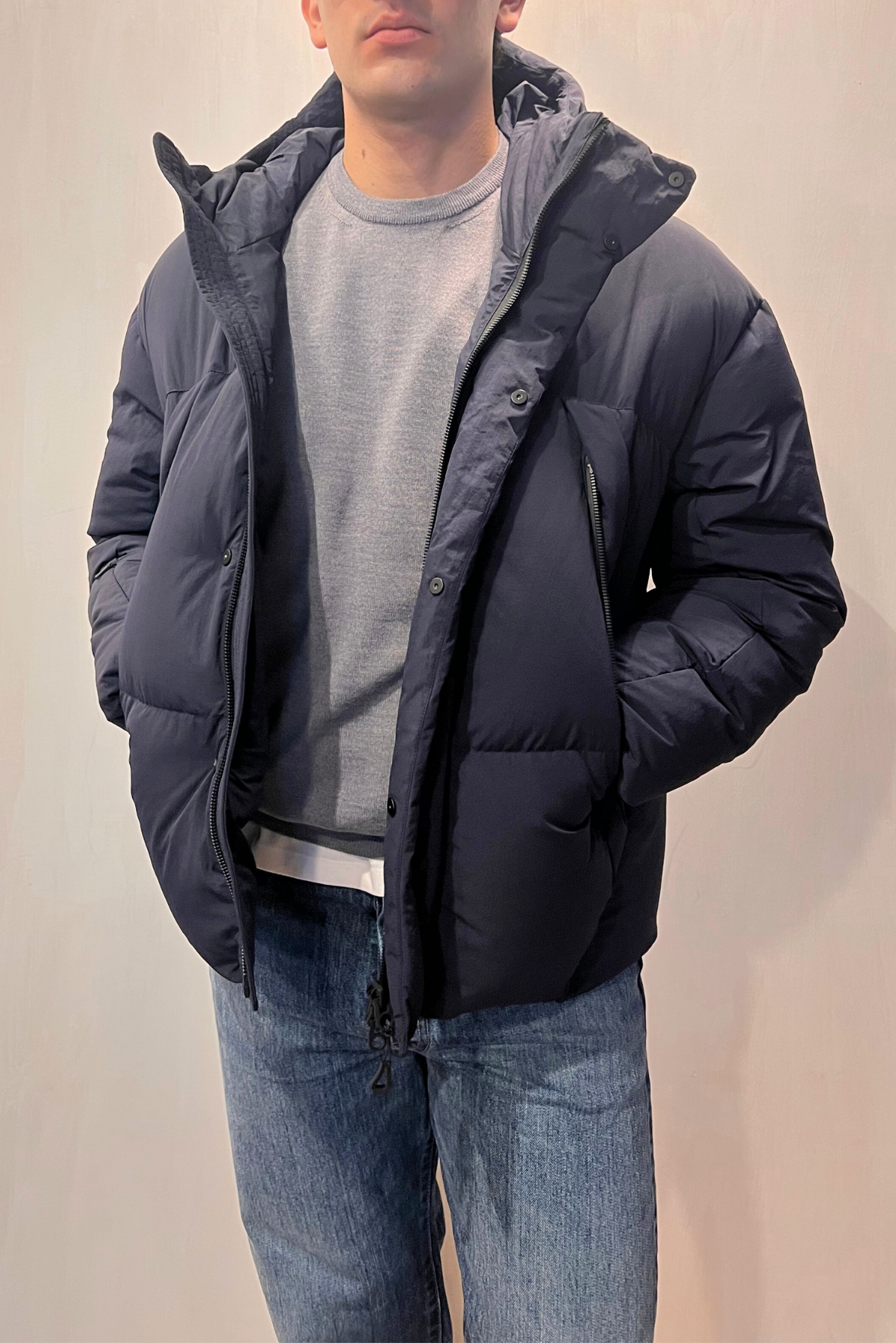 Piumino con cappuccio