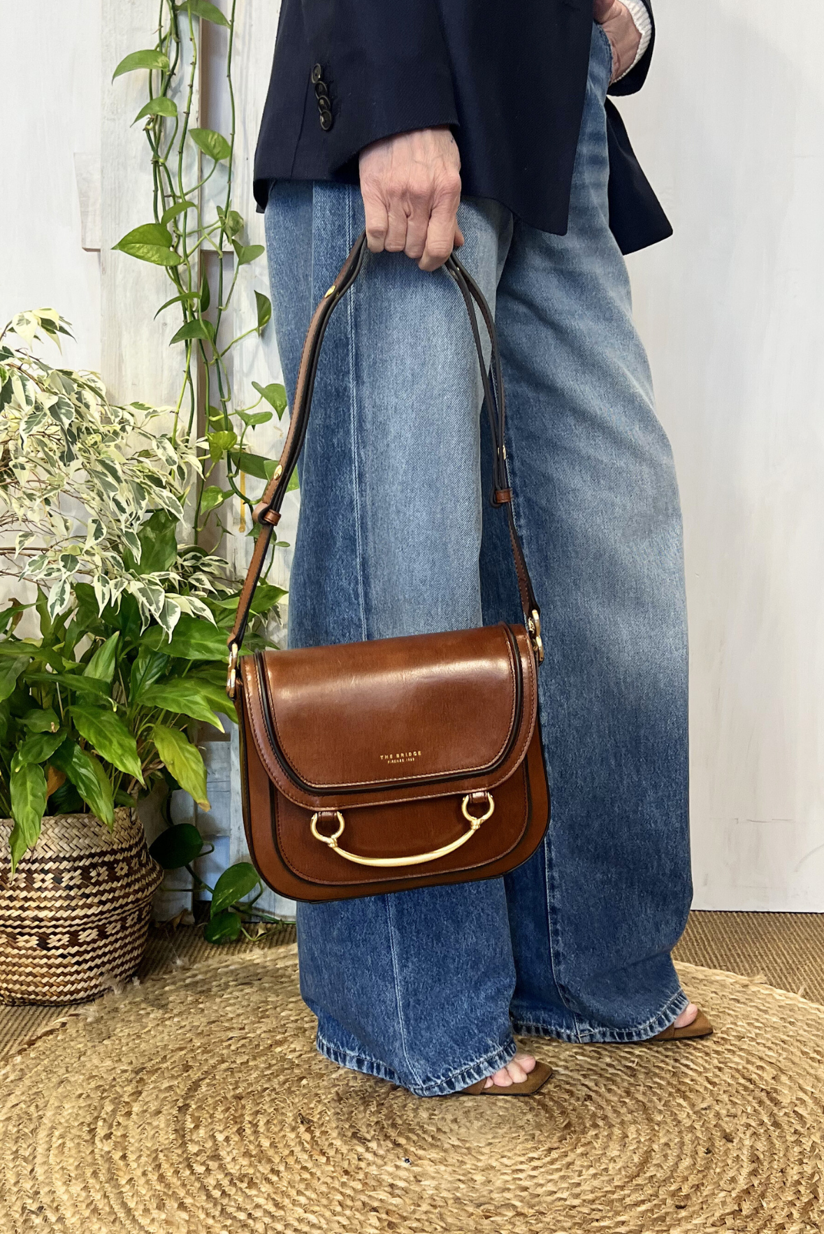 Borsa a tracolla in pelle
