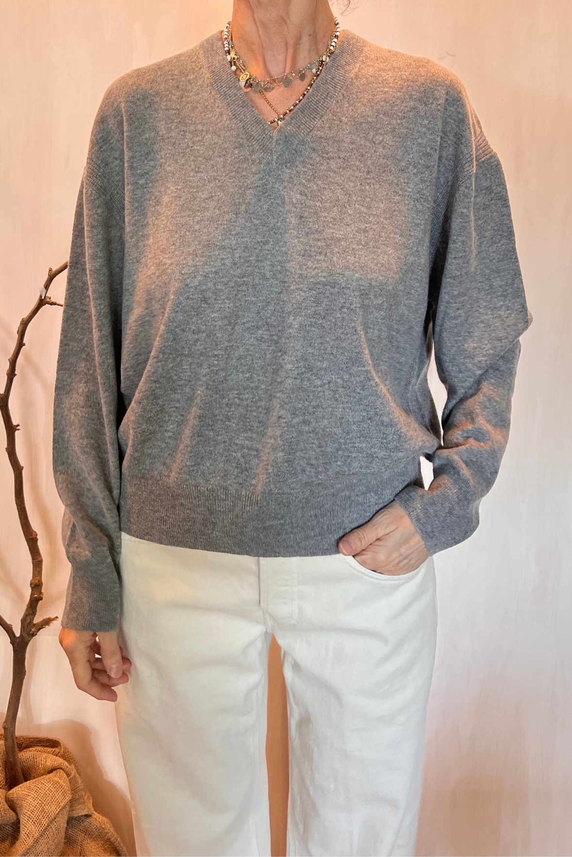 Maglia misto cachmere