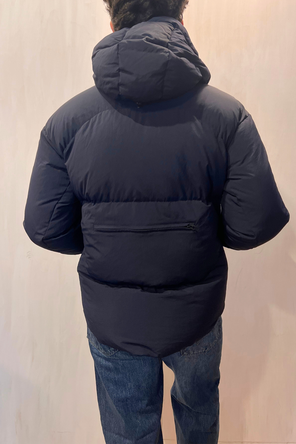 Piumino con cappuccio