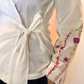 Camicia kimono ricami