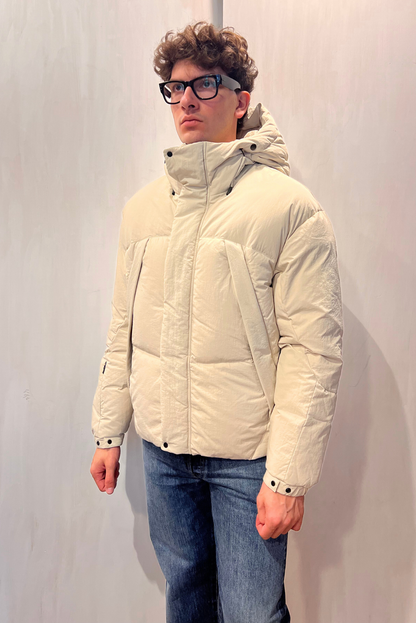 Piumino con cappuccio