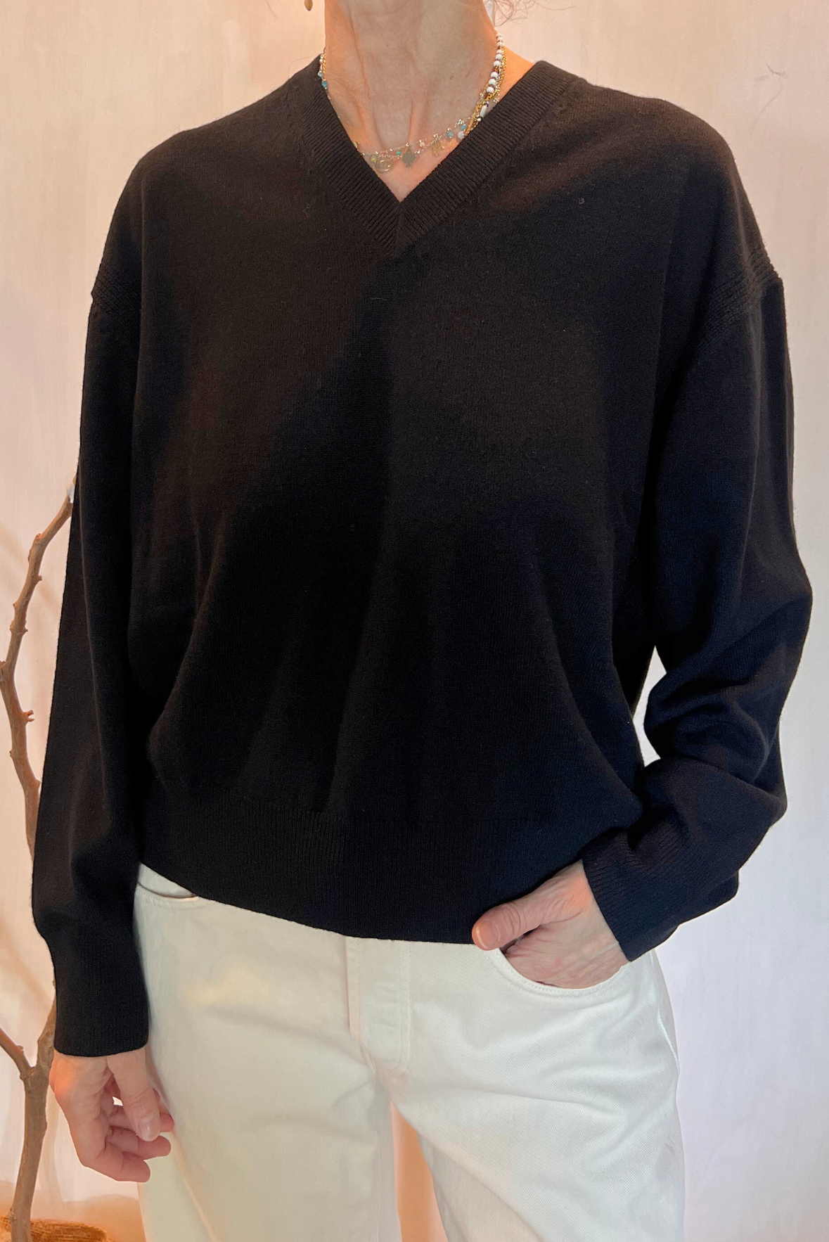 Maglia misto cachmere