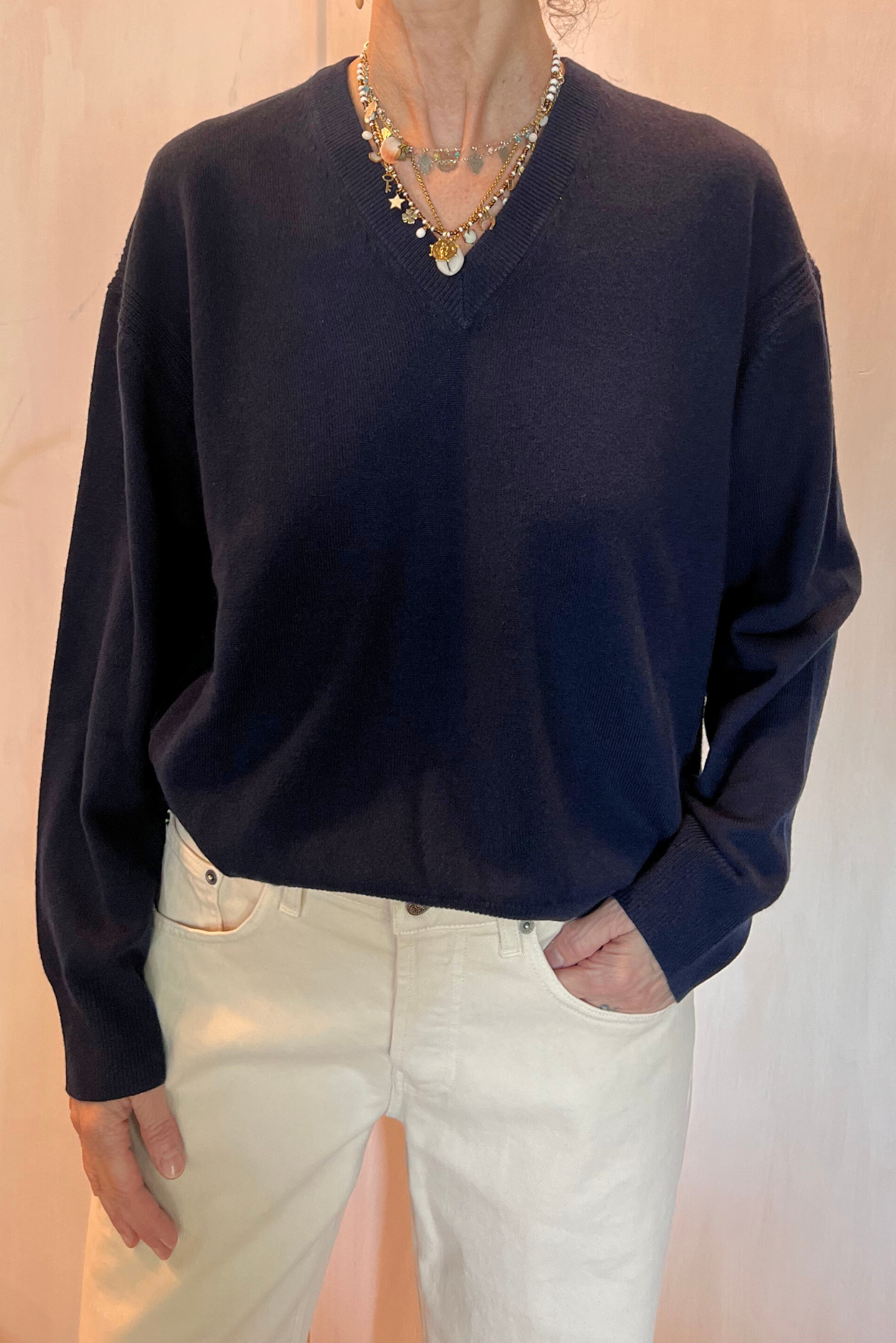 Maglia misto cachmere