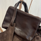 Shopping Due piccola in pelle scamosciata