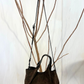 Shopping Due piccola in pelle scamosciata