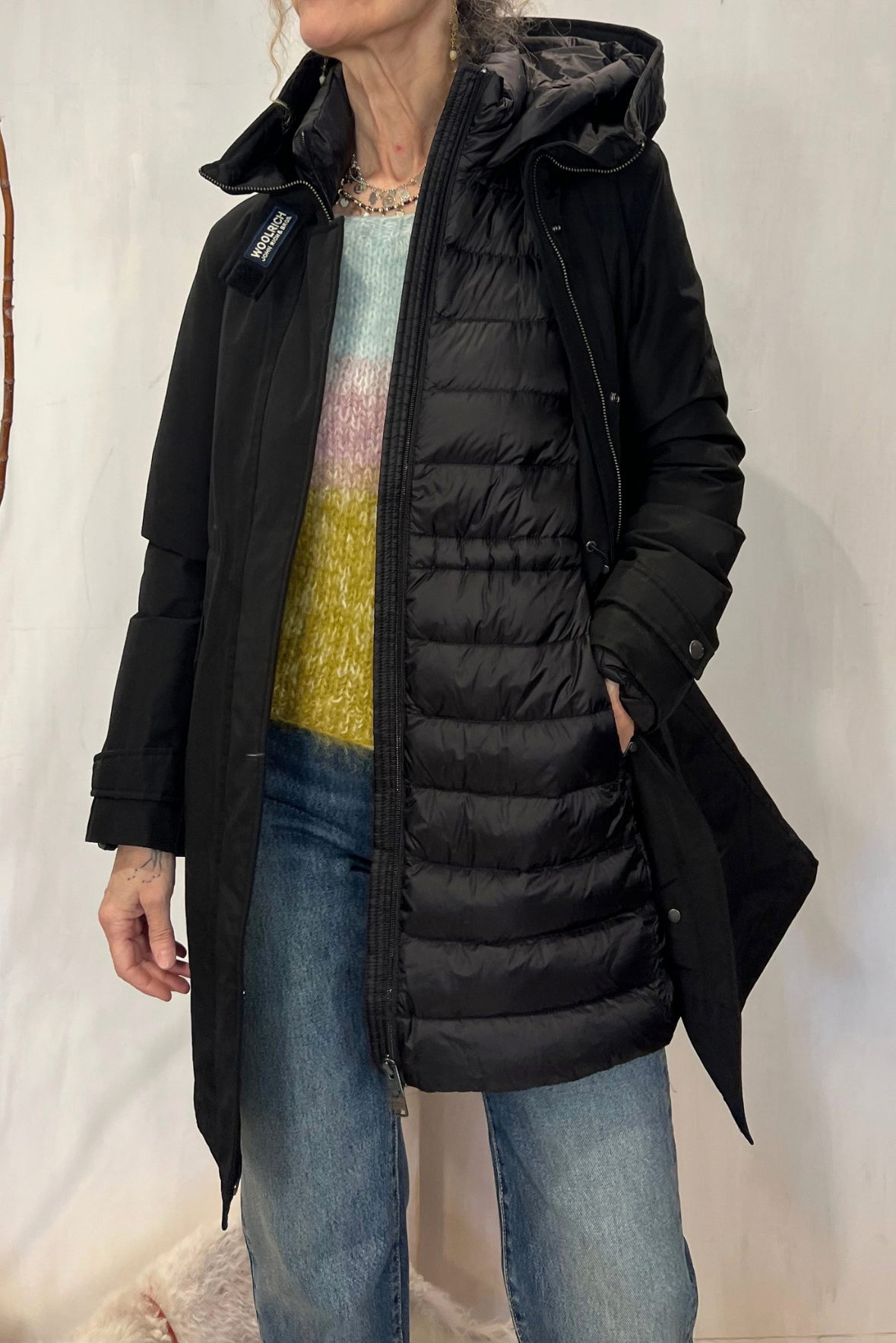 Parka 2 in 1 con cappuccio