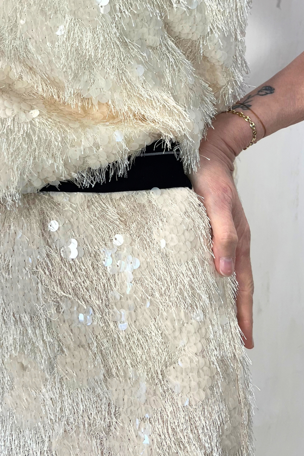 Gonna con paillettes