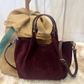 Shopping Due piccola in pelle scamosciata