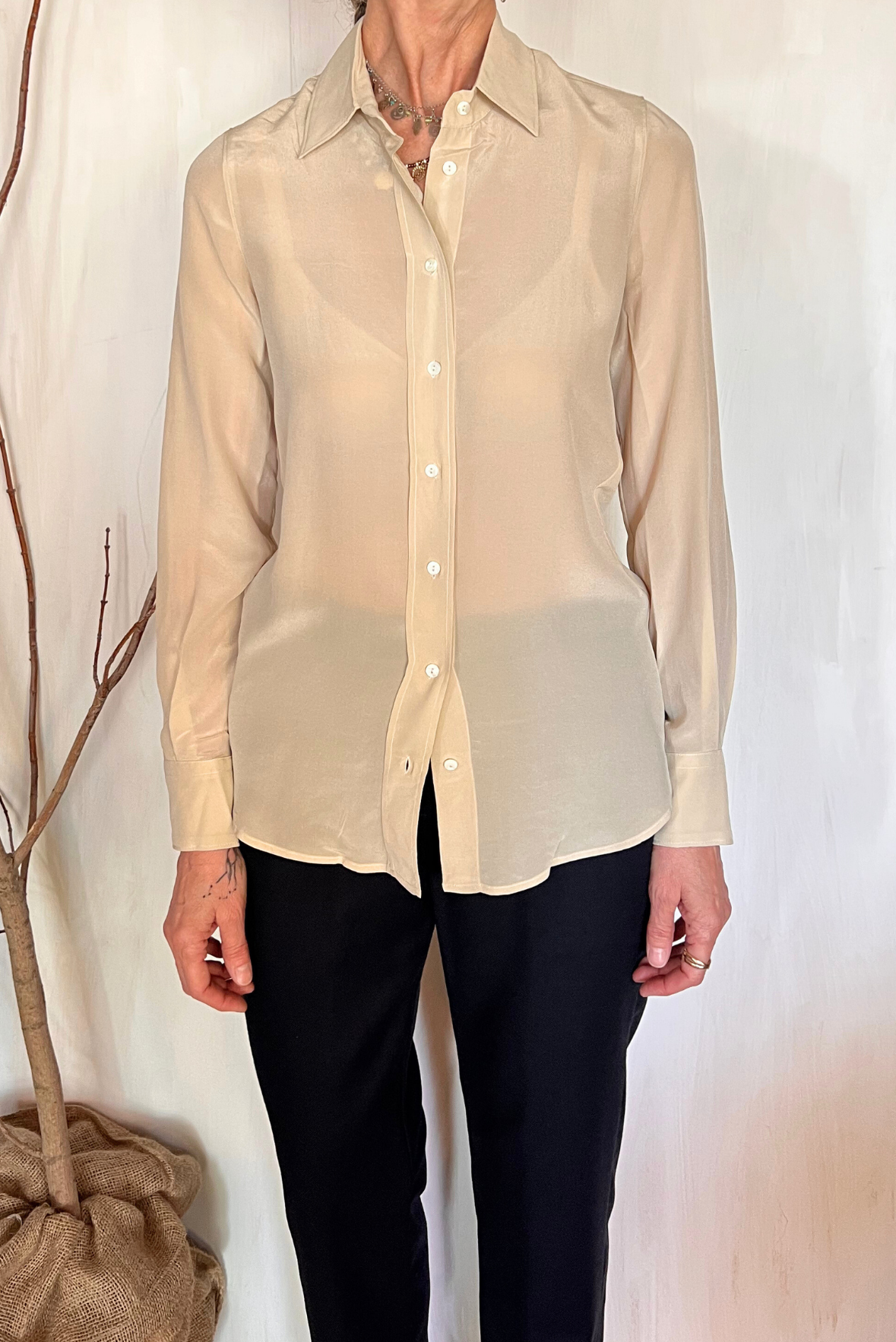 Camicia in seta